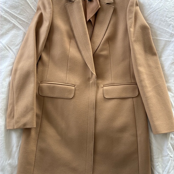 Banana Republic Beige Top Wool Coat - Picture 3 of 12